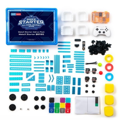 Соревновательный комплект 2024 MakeX Starter All-Core Journey Educational Competition Kit