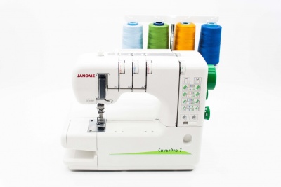 Распошивальная машина Janome CoverPro 7, белый
