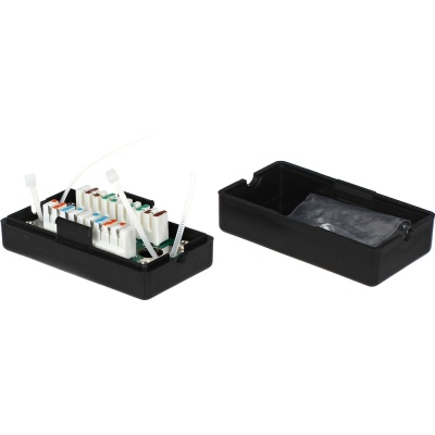 Соединительный бокс для витой пары UTP cat. 5e, 6 T568A/B, IDC: krone, черный VCOM <NM211> VCOM NM211