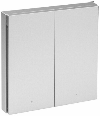 Умный выключатель Aqara H1 EU 2-хкл. серый (WRS-R02GR)