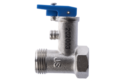 Клапан предохранительный 1/2' 6 бар с ручкой,     блистер