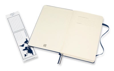 Блокнот Moleskine CLASSIC EXPENDED QP060EXPB20 Large 130х210мм 400стр. линейка твердая обложка синий сапфир