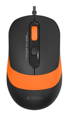 Клавиатура + мышь A4Tech Fstyler F1010 клав:черный/оранжевый мышь:черный/оранжевый USB Multimedia