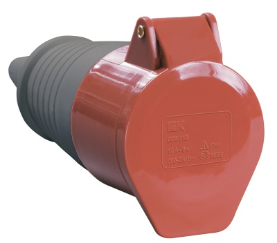 Iek PSR22-032-4 Розетка 224 переносная 3Р + РЕ 32А 380В IP44 ИЭК