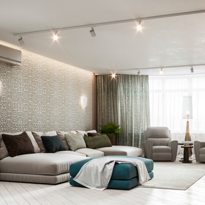 Светильник светодиодный трековый на шинопровод ДПО-18w 4000К 1440Лм белый Feron.ONE