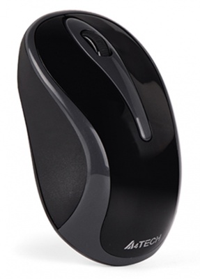 Мышь A4Tech V-Track G3-280A серый/черный оптическая (1000dpi) беспроводная USB (3but)