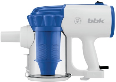 Пылесос ручной BBK BV2512 600Вт белый/синий