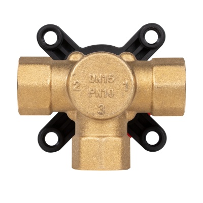 Клапан поворотный 3-ходовой SHUFT DN15, Kvs1.0, PN10, ВР1/2