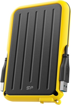 Silicon Power Portable HDD 2TB Armor A66  USB 3.2, желтый, черный