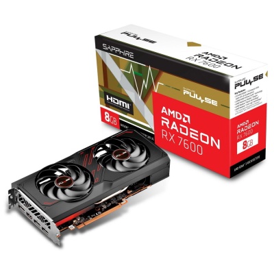 RX7600 PULSE 8GB 128-bit GDDR6 HDMI 3xDP 2FAN RTL