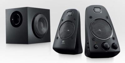 Колонки Logitech Z623 2.1 черный 200Вт