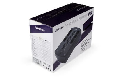 Источник бесперебойного питания IRBIS UPS Personal plus  800VA/480W, AVR, 6xSchuko outlets(6 w battery support), 1 year warranty (ISBR800E)