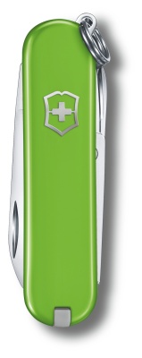 Нож перочинный Victorinox Classic Smashed Avocado (0.6223.43G) 58мм 7функц. карт.коробка