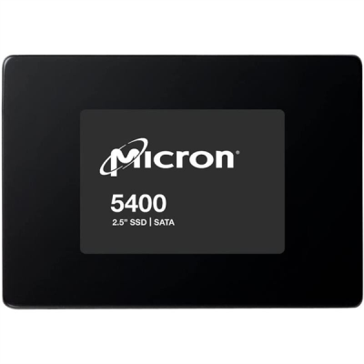 Твердотелльный накопитель Micron 5400PRO 3.84TB SATA 2.5" 3D TLC R540/W520MB/s MTTF 3М 95000/30000 IOP 8410TBW SSD Enterprise Solid State Drive, 1 year, OEM (MTFDDAK3T8TGA-1BC1ZABYY)
