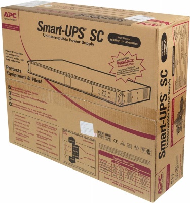 Источник бесперебойного питания APC by Schneider Electric APC Smart-UPS SC 450VA (SC450RMI1U)