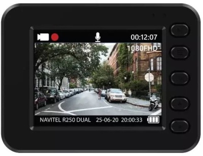 Видеорегистратор Navitel R250 DUAL DVR черный 1Mpix 1080x1920 1080p 140гр. AC5401