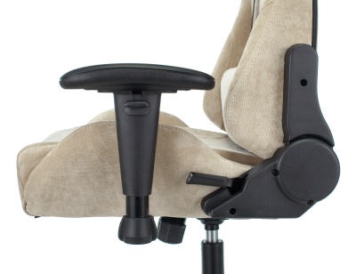 Кресло игровое Бюрократ VIKING KNIGHT Fabric песочный Light-21 с подголов. крестовина металл