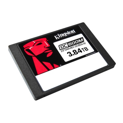 Твердотельный накопитель Kingston Enterprise SSD 3,84TB DC600M 2.5" SATA 3 R560/W530MB/s 3D TLC MTBF 2M 94 000/59 000 IOPS 7008TBW (Mixed-Use) 3 years (SEDC600M/3840G)