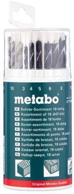 Набор принадлежностей Metabo 627190000 18 предметов (жесткий кейс)