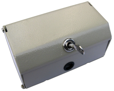 Настенный распределительный бокс, металл, 1 плинт, 10 пар, с замком (TWT-DB10-1P/KM)