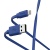 Кабель Hama 00187232 Lightning USB 2.0 (m) 1м синий плоский