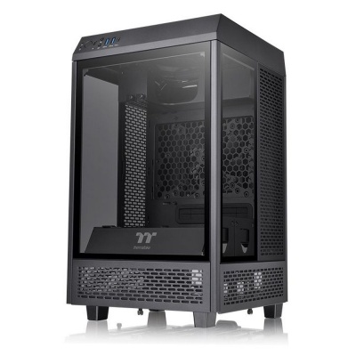 Корпус Thermaltake The Tower 100 черный без БП ATX 2x120mm 2xUSB3.0 1xUSB3.1 audio bott PSU