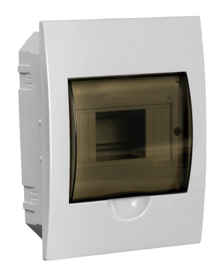 Щит распределительный IEK MKP12-V-06-40-20 ЩРВ-П-6 для установки модульных устройств встраиваемый 172мм 87мм 222мм 660B 6мод. пластик IP41 белый (упак.:1шт)
