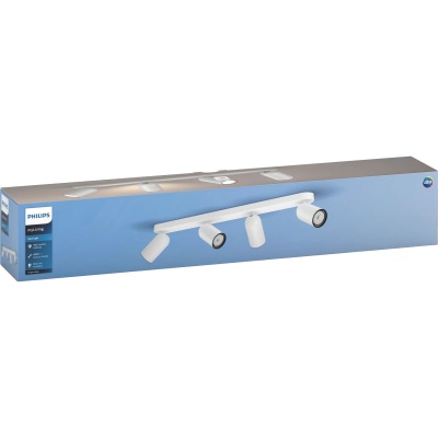 Потолочный светильник Philips Philips PONGEE bar/tube white 4xNW 230V (915005531401)