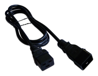 Кабель Lanmaster LAN-PP19/20-2.0-BK проводник.:3x1.5мм2 2м 220В 16А черный