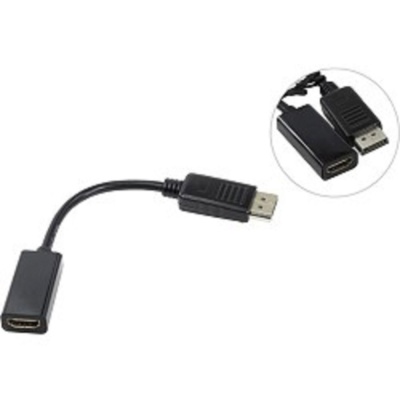 Telecom Кабель-переходник (TA553) DP --> HDMI-F 0.2m [6926123462126]