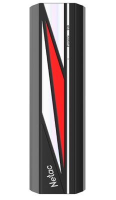 Ssd накопитель Netac ZX20L 2TB USB 3.2 Gen 2 Type-C External SSD, R/W up to 2000MB/1800MB/s, with USB C to A cable and 20Gbps USB C to C cable, 5Y wty (NT01ZX20L-002T-32BK)