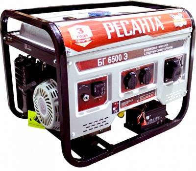Генератор Ресанта БГ 6500 Э 5кВт