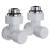 Узел нижнего подключения Royal Thermo Design угловой 1/2"х3/4" EK (белый) Узел нижнего подключения Royal Thermo Design угловой 1/2"х3/4" EK (белый)