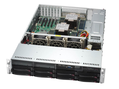 Серверная платформа Supermicro SuperServer 2U 621P-TRT no CPU(2) 5th/4th Gen(MCC carrier)/TDP 300W/no DIMM(16)DDR5/ noHDD(7)LFF+1(SFF)/6xLP,M2/2x10GbE/2x1200W