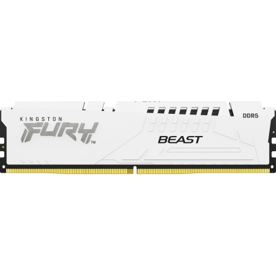 Модуль памяти DDR 5 DIMM 64Gb PC51200, 6400Mhz, Kingston FURY Beast White EXPO CL32 (Kit of 2) (KF564C32BBEK2-64)