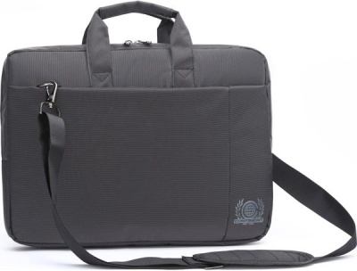 Сумка Continent  CC-215 GR  (полиэстр, серый  15,6'')