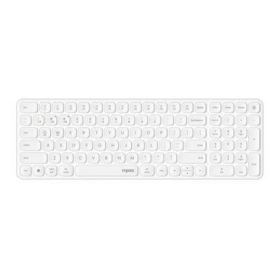 Клавиатура, Rapoo, E9310M, Ультра-тонкая, Беспроводная 2.4ГГц, Bluetooth3.0, белый