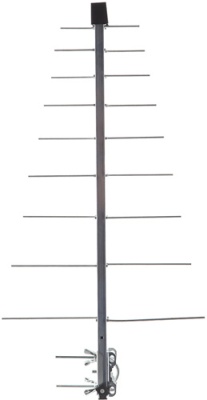 Антенна телевизионная Denn DAE603 25дБ активная черный каб.:8.5м