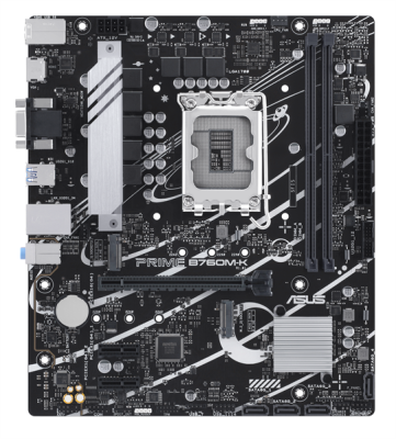 Материнская плата ASUS PRIME B760M-K, LGA1700, B760, 2*DDR5, HDMI+VGA, 4xSATA3 + RAID, 2xM2, Audio, Gb LAN, USB 3.2, USB 2.0, mATX; 90MB1FI0-M0EAY0 (PRIME B760M-K)