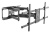 Кронштейн для телевизора Ultramounts UM 913 черный 37"-90" макс.75кг настенный поворотно-выдвижной и наклонный