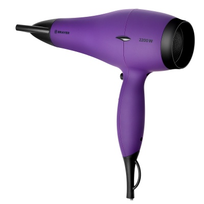 Фен BR3007 фиолетовый BRAYER