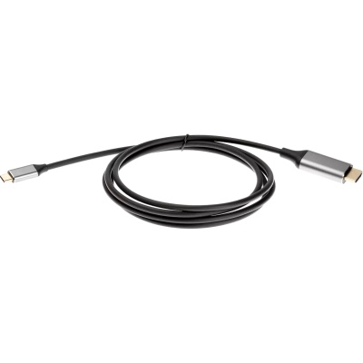 Кабель USB 3.1 Type-Cm --> HDMI A(m) 4K@60Hz,1.8m,Alum,iOpen(Aopen/Qust) <ACU423MC-1.8M> VCOM Кабель AOpen USB 3.1 Type-C M/HDMI M (ACU423MC-1.8M)
