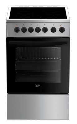 Плита Электрическая Beko FFSE57114GS серебристый стеклокерамика