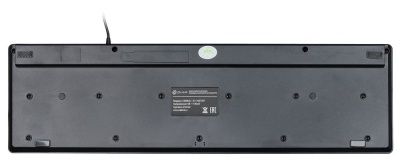 Клавиатура Оклик 520M2U черный/черный USB slim Multimedia
