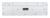 Клавиатура Оклик 420MRL белый USB slim Multimedia LED