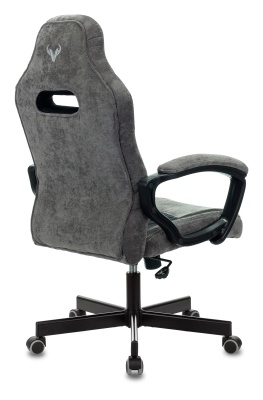 Кресло игровое Бюрократ VIKING 6 KNIGHT Fabric черный с подголов. крестовина металл