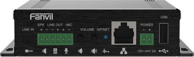 Fanvil SIP  шлюз контроллер 2 SIP-линии,2 RTSP-линии, протокол IP/RTP/RTSP для передачи медиа, поддержка внешней карты памяти (USB & MicroSD) (PA3)