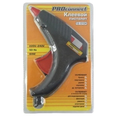 PROconnect (12-0104) Пистолет клеевой 60 Вт O 11 мм (блистер)