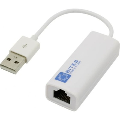 5bites UA2-45-02WH Кабель-адаптер  USB2.0 -> RJ45 10/100 Мбит/с, 10см