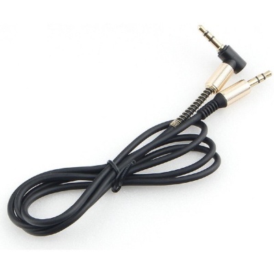 Кабель аудио (угловой) Cablexpert CCAB-02-35MML-1MB. 3.5 джек (M)/3.5 джек (M), черный, 1м, блистер